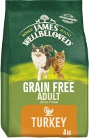 Photos - Cat Food James Wellbeloved Adult Cat Grain Free Turkey  4 kg