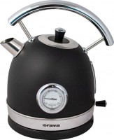 Photos - Electric Kettle Orava Hiluxe-5 2200 W 1.8 L  black