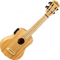 Acoustic Guitar Cascha Soprano Ukulele Bamboo Natural with Pickup System 