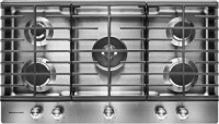 Photos - Hob KitchenAid KCGS 556ESS stainless steel