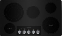 Photos - Hob KitchenAid KCES 556HSS black