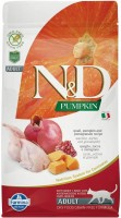 Photos - Cat Food Farmina Pumpkin Adult Quail/Pomegranate  5 kg