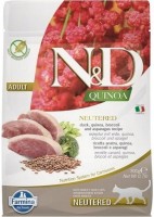 Photos - Cat Food Farmina Quinoa Neutered Duck  300 g