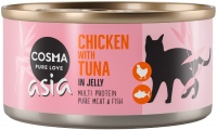 Cat Food Cosma Pure Love Asia Chicken with Tuna 6 pcs 