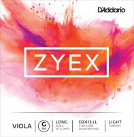 Photos - Strings DAddario ZYEX Viola G String Long Scale Light 