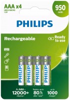 Battery Philips 4xAAA 950 mAh 