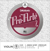 Photos - Strings DAddario Pro-Arte Violin G String 3/4 Medium 