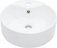 Photos - Bathroom Sink VidaXL Wash Basin with Overflow Ceramic 143911 360 mm