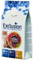 Photos - Cat Food Exclusion Adult Sterilised Beef  1.5 kg