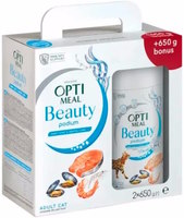 Photos - Cat Food Optimeal Beauty Podium Cat  1.3 kg