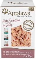 Cat Food Applaws Adult Pouch Fish Selection in Jelly 12 pcs 