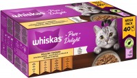 Cat Food Whiskas 1+ Pure Delight Poultry Ragout in Jelly 40 pcs 