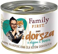 Photos - Cat Food Family First Adult Can with Cod 200 g 