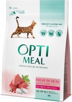 Photos - Cat Food Optimeal Extra Taste Veal  300 g