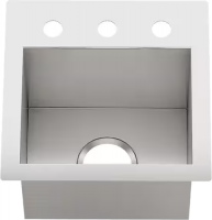 Photos - Kitchen Sink Kohler Vault K-3840-3-NA 381x381