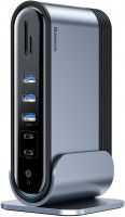 Photos - Card Reader / USB Hub BASEUS Working Station Multifunctional Type-C HUB Adapter 