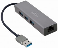 Card Reader / USB Hub Cablexpert A-AMU3-LAN-01 