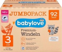 Photos - Nappies Babylove Premium 3 / 92 pcs 