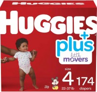 Photos - Nappies Huggies Little Movers Plus 4 / 174 pcs 