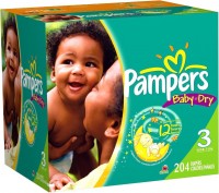 Photos - Nappies Pampers Active Baby-Dry 3 / 204 pcs 