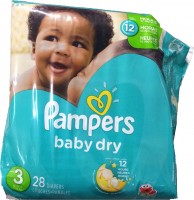 Photos - Nappies Pampers Active Baby-Dry 3 / 28 pcs 