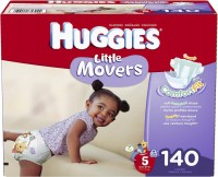 Photos - Nappies Huggies Little Movers 5 / 140 pcs 