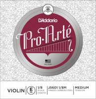 Strings DAddario Pro-Arte Violin E String 1/8 Medium 