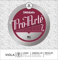 Photos - Strings DAddario Pro-Arte Viola D String Silver Wound Long Scale Medium 