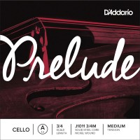 Photos - Strings DAddario Prelude Cello A String 3/4 Size Medium 