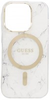 Photos - Case GUESS Marble MagSafe for iPhone 14 Pro 