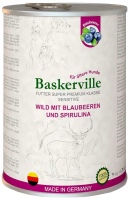 Photos - Dog Food Baskerville Dog Can with Game/Blueberries/Spirulina 