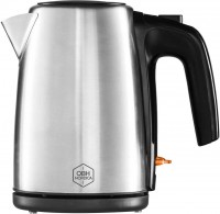 Photos - Electric Kettle Nordica Centric Inox 6408 1650 W 1 L  chrome