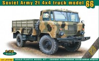 Photos - Model Building Kit Ace Soviet Army 2t 4x4 Truck Model 66 (1:72) 