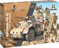 Model Building Kit ITALERI Autoblinda AB 41 with Bersaglieri El Alamein (1:35) 