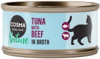 Cat Food Cosma Pure Love Nature Tuna/Beef 6 pcs 