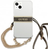 Case GUESS Gold Stripe Crossbody for iPhone 13 mini 