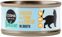 Cat Food Cosma Pure Love Nature Chicken/Tuna/Cheese 6 pcs 