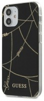 Case GUESS Gold Chain Design Hard for iPhone 12 mini 