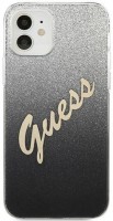 Case GUESS Glitter Gradient Script for iPhone 12 mini 