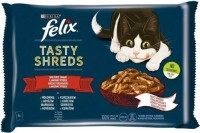 Photos - Cat Food Felix Tasty Shreds Farm Selection in Gravy  4 pcs