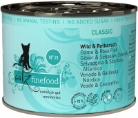 Photos - Cat Food Catz Finefood Classic Can Game/Rose Fish 200 g 