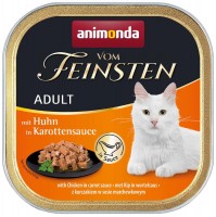 Photos - Cat Food Animonda Adult Vom Feinsten Chicken/Carrot 100 g 