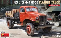 Model Building Kit MiniArt U.S. 1.5t 4×4 G506 Flatbed Truck (1:35) 
