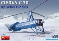 Model Building Kit MiniArt Cierva C.30 with Winter Ski (1:35) 