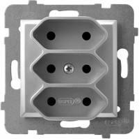 Photos - Socket Ospel Aria GP-3U/m/18 silver