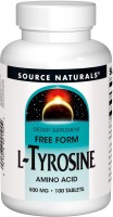 Amino Acid Source Naturals L-Tyrosine 500 mg 100 tab 