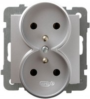 Photos - Socket Ospel As GP-2GRZ/m/18 silver