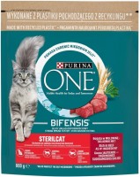 Photos - Cat Food Purina ONE Sterilized Beef  800 g