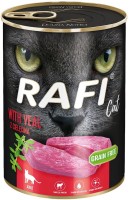 Photos - Cat Food Rafi Cat Canned with Veal 400 g 