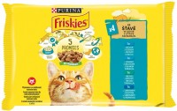 Photos - Cat Food Friskies Adult Fish Mix Pouch 4 pcs 
